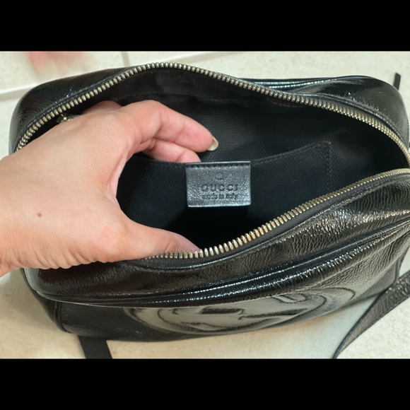 Gucci Soho Disco Black Patent Leather Cross Body - Picture 3 of 7